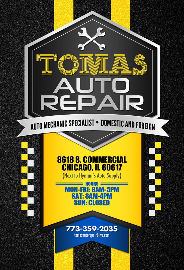 Flyer-Design von CA für Tomas Auto Repair | Design #9955214