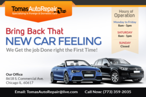 Flyer-Design von Web Skippers für Tomas Auto Repair | Design: #9985725