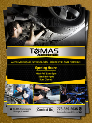 Flyer-Design von debdesign für Tomas Auto Repair | Design: #9920555