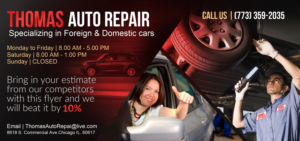 Flyer-Design von Gfx.26™ für Tomas Auto Repair | Design: #9930381