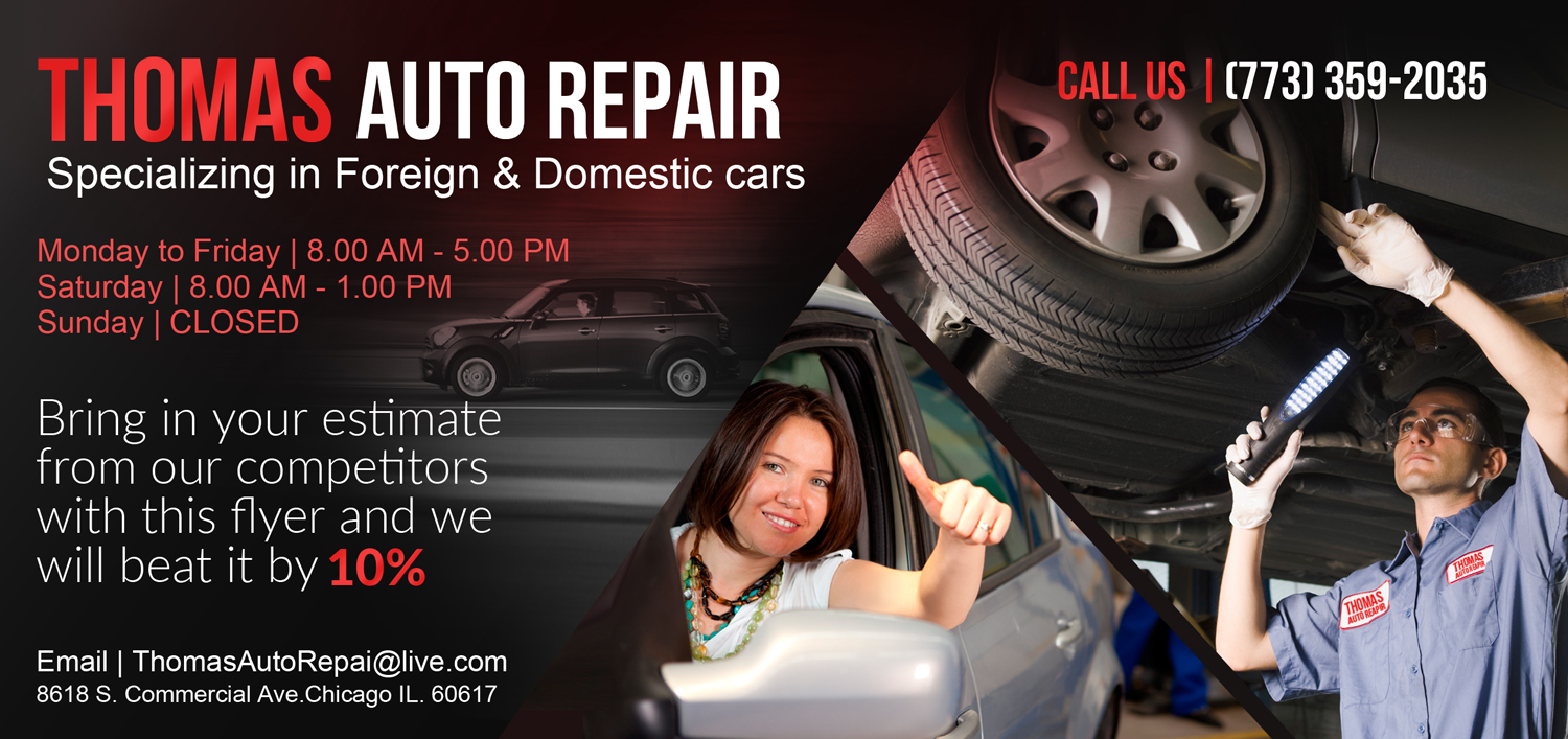 Design de Flyer par Gfx.26™ pour Tomas Auto Repair | Design #9930383