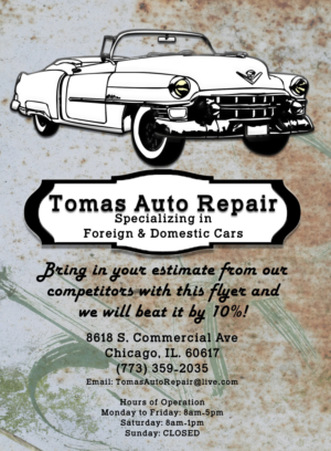Design de Flyer par Summer Weiss pour Tomas Auto Repair | Design #9927229