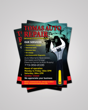Tomas Auto Repair - Flyer Design | Design de Flyer par RGraphic