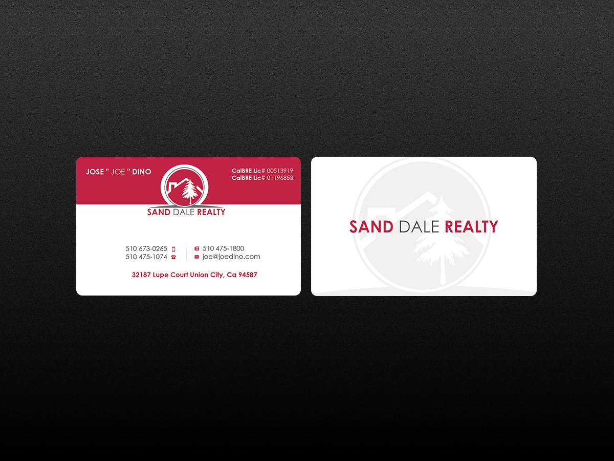 Business Card Design by Creations Box 2015 for SAND DALE REALTY | Design #9925733