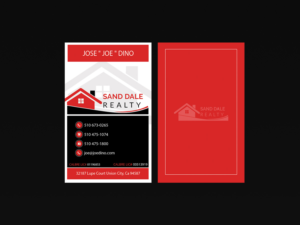 Business Card Design by Creations Box 2015 for SAND DALE REALTY | Design: #9925743