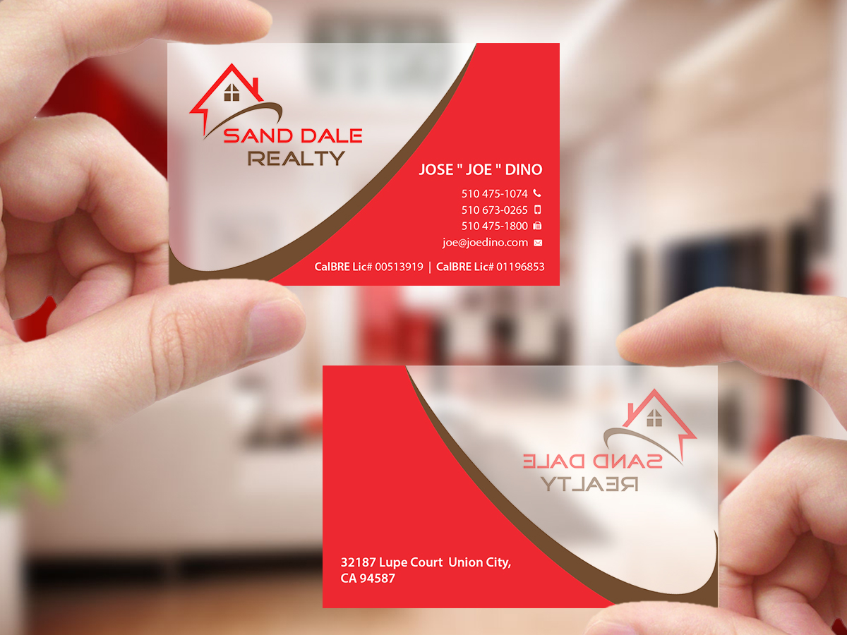 Business Card Design by Creations Box 2015 for SAND DALE REALTY | Design #9938803