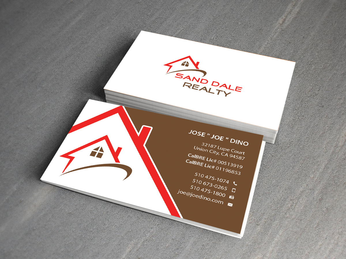 Business Card Design by Creations Box 2015 for SAND DALE REALTY | Design #9938806