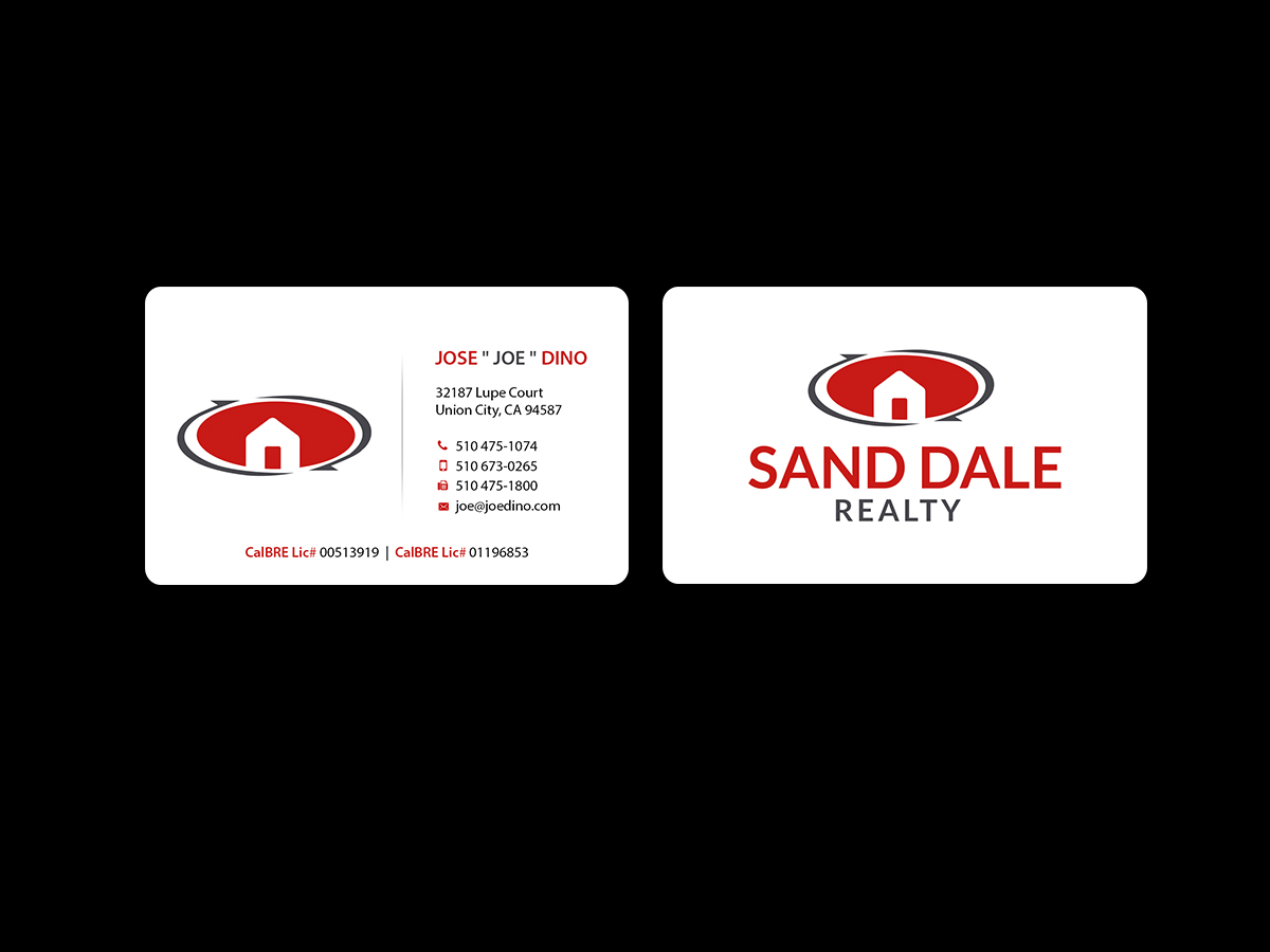Visitenkarten-Design von Creations Box 2015 für SAND DALE REALTY | Design #9938813