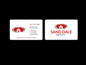 Business Card Design by Creations Box 2015 for SAND DALE REALTY | Design: #9938813