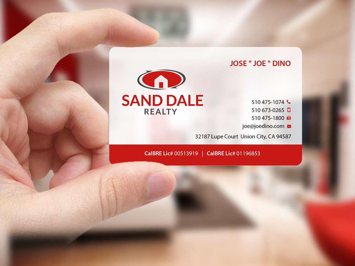 Visitenkarten-Design von Creations Box 2015 für SAND DALE REALTY | Design #9938815