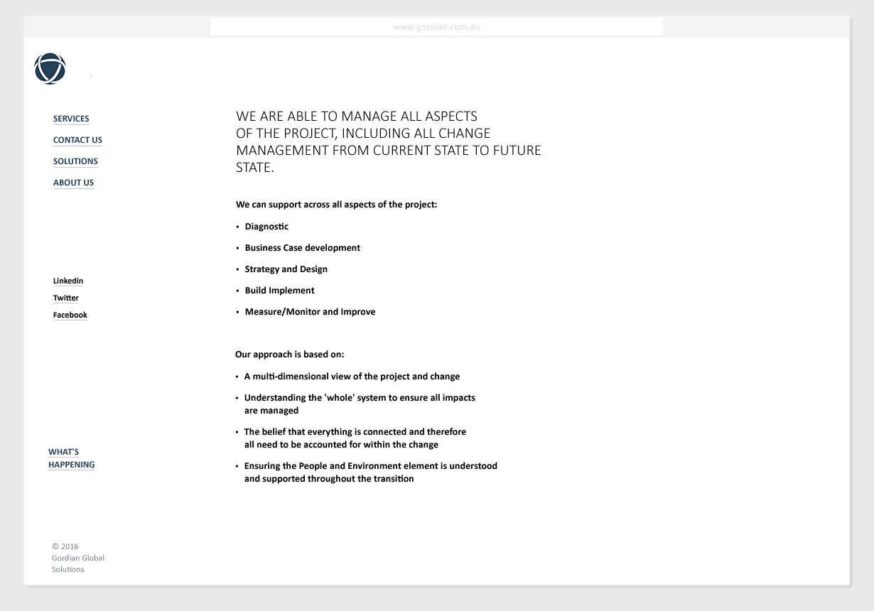 Web Design by vldmr for Gordian | Design #9945454