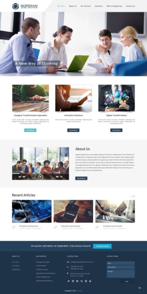Web-Design von pb für Gordian | Design: #9912880