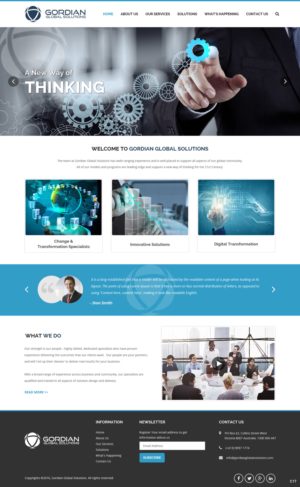 Web-Design von pb für Gordian | Design: #9912882