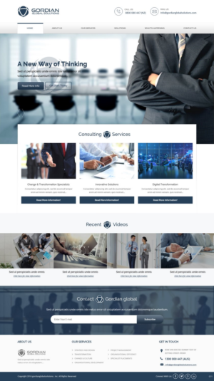 Web-Design von pb für Gordian | Design: #9916124
