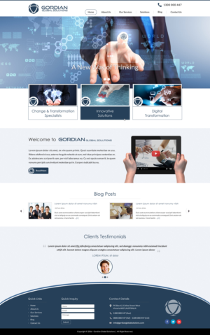 Web-Design von Sbss für Gordian | Design: #9935254