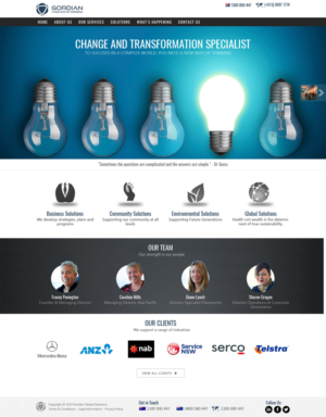 Web Design by MD for Gordian | Design #9967784