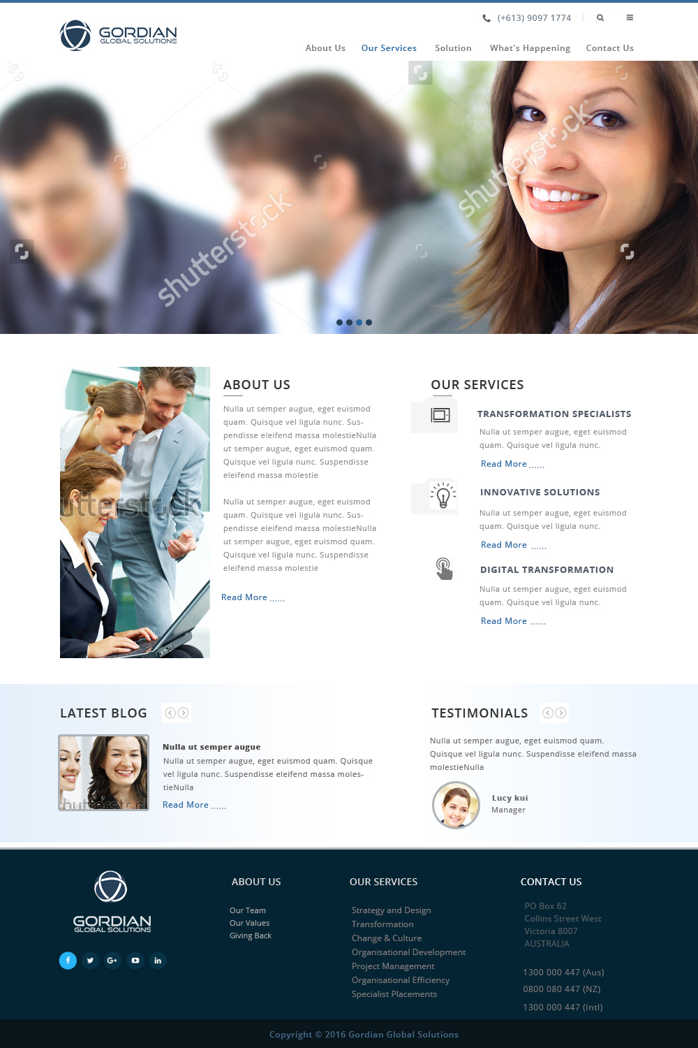 Web Design par GK pour Gordian | Design #9915248