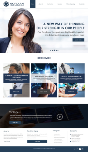 Web-Design von Creations Box 2015 für Gordian | Design: #9914510