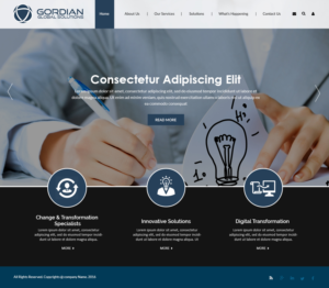 Web Design by Creations Box 2015 for Gordian | Design: #9925573