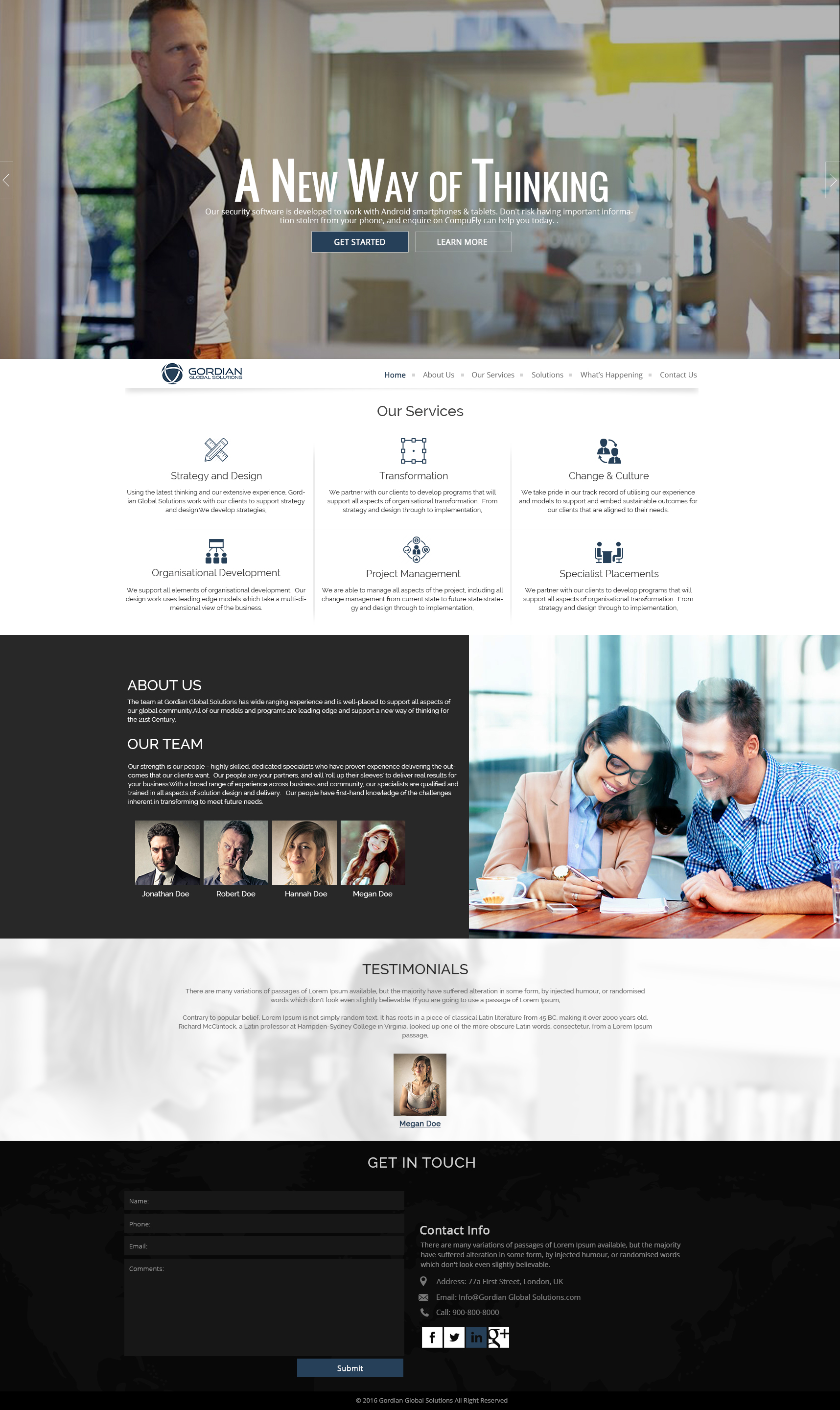 Web Design by Logo Xtudio for Gordian | Design #9937123