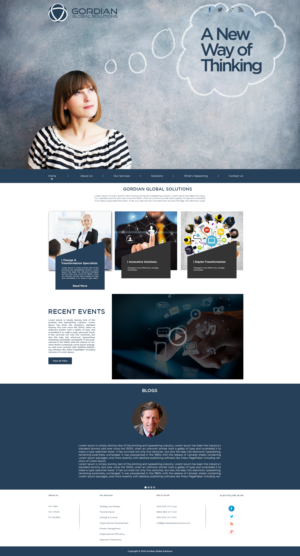 Web-Design von Logo Xtudio für Gordian | Design: #9946330