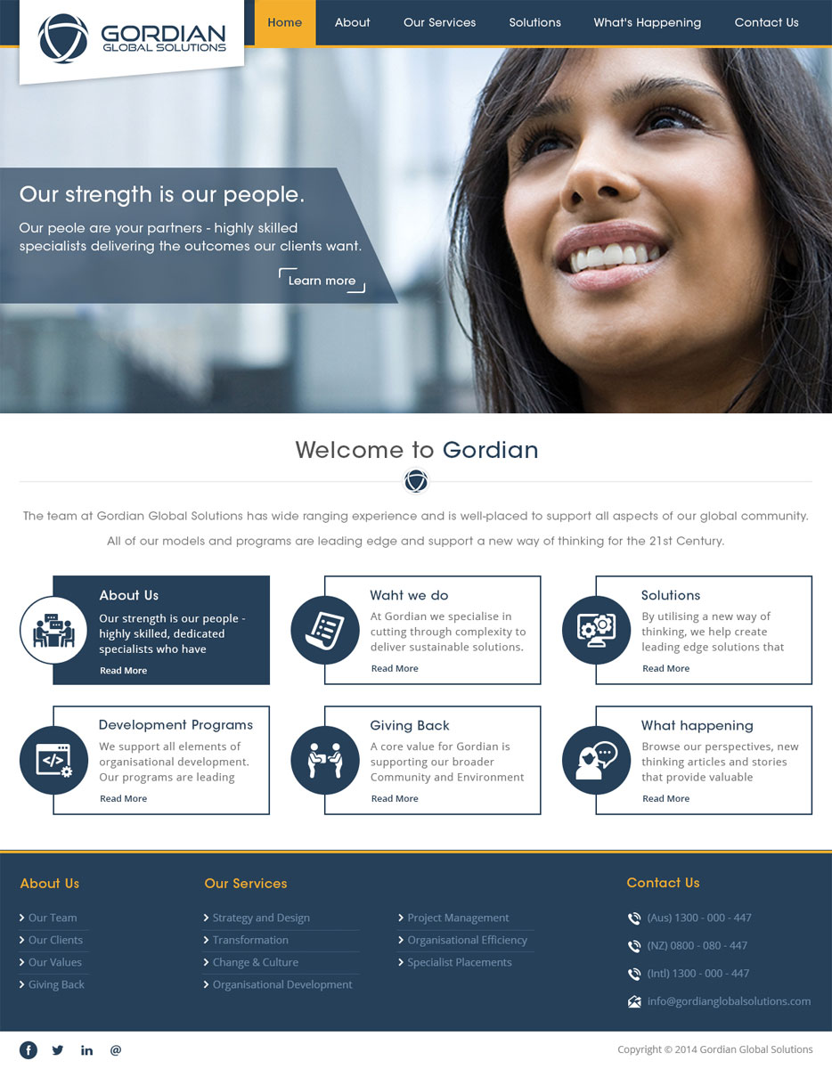 Web Design by Creative Usha for Gordian | Design #10095470