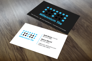 Business Card Design by Sajin for Millennium Tile LLC | Design #9946065