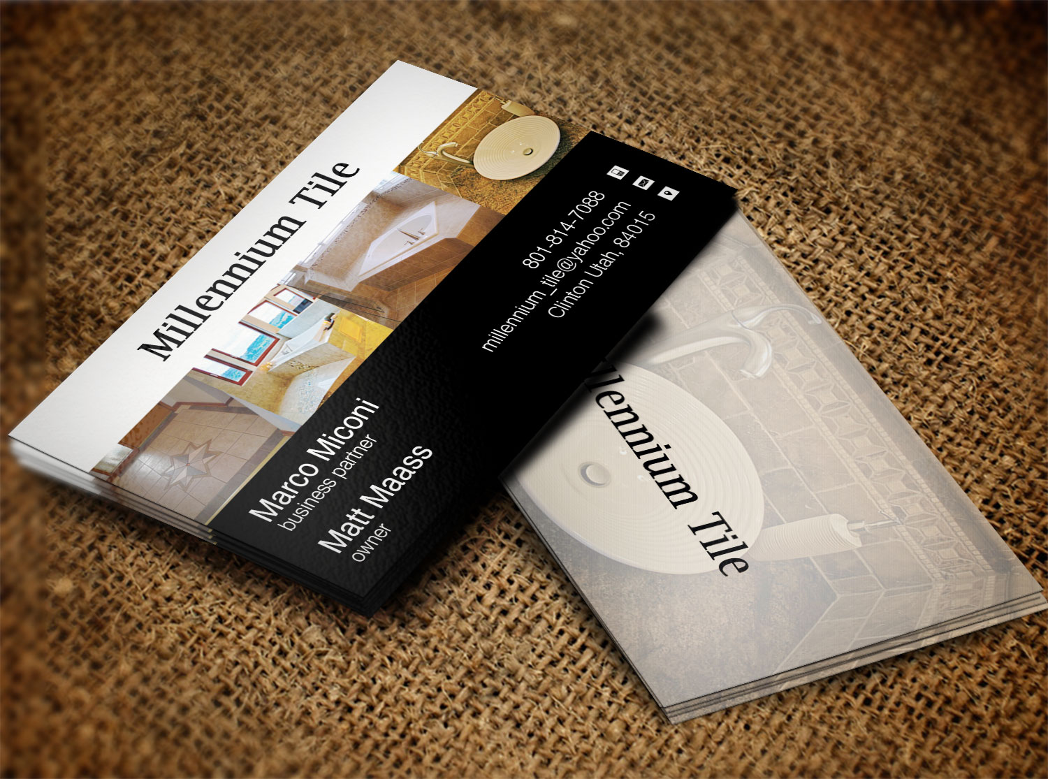 Design de Carte de Visite par Lanka Ama pour Millennium Tile LLC | Design #9923114