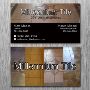 Design de Carte de Visite par Lanka Ama pour Millennium Tile LLC | Design : #9923120