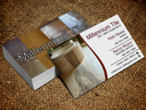 Design de Carte de Visite par Lanka Ama pour Millennium Tile LLC | Design : #9923122