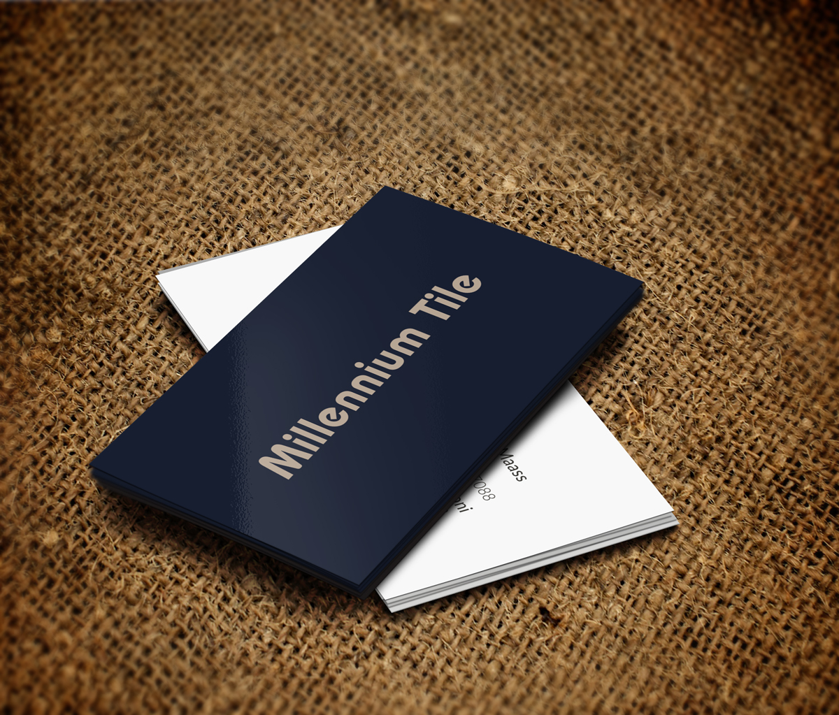 Business Card Design by JK18 for Millennium Tile LLC | Design #10045823