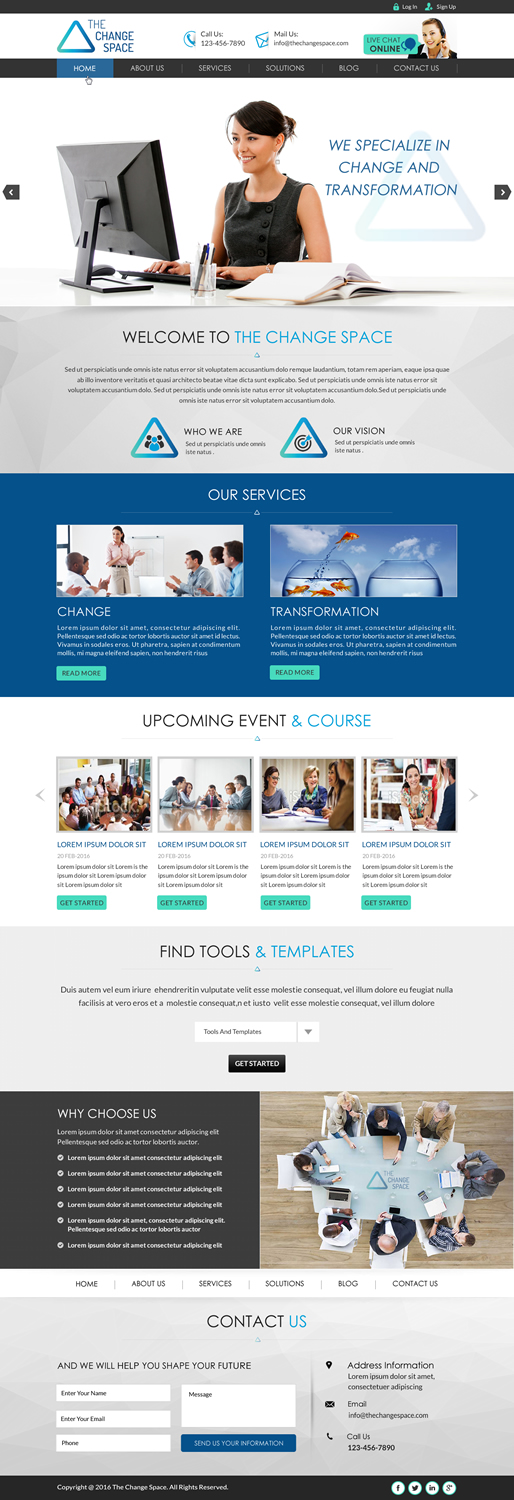 Web Design by Sbss for Gordian | Design #9935236