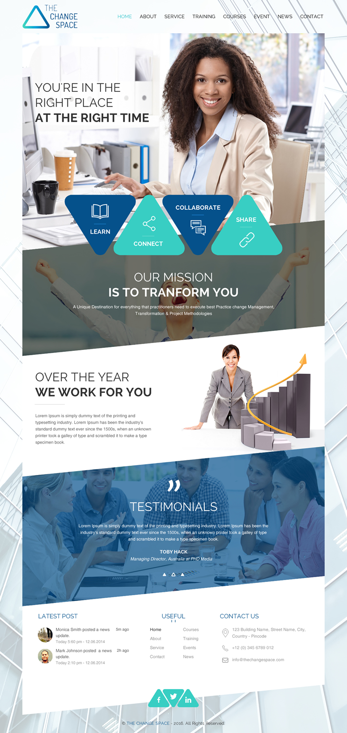 Web Design by rightway for Gordian | Design #9923973