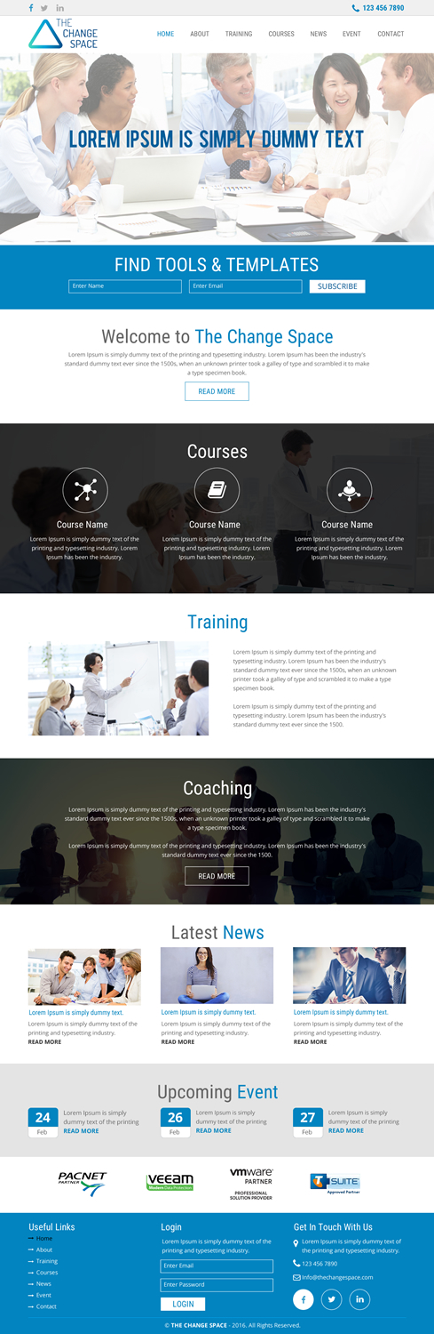 Web Design by rightway for Gordian | Design #9924057