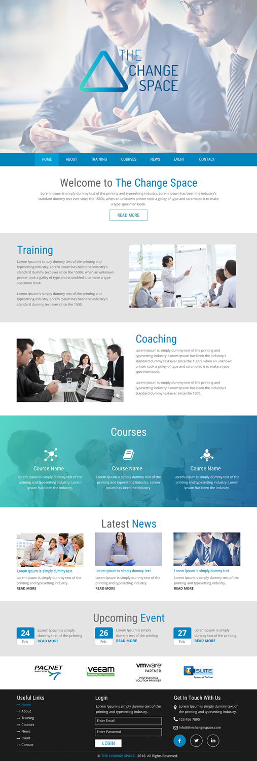 Web Design by rightway for Gordian | Design #9924076