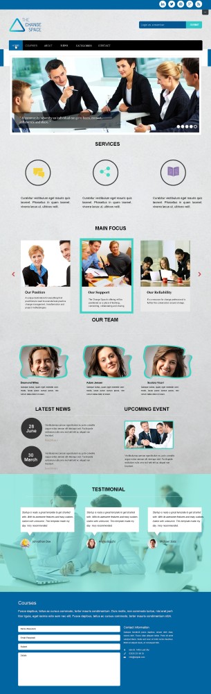 Web Design by RWDStudio for Gordian | Design #9923099