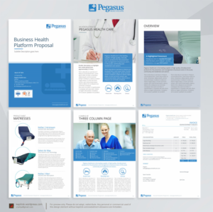 Word Template Design by kepitink for Pegasus Healthcare | Design: #10296818