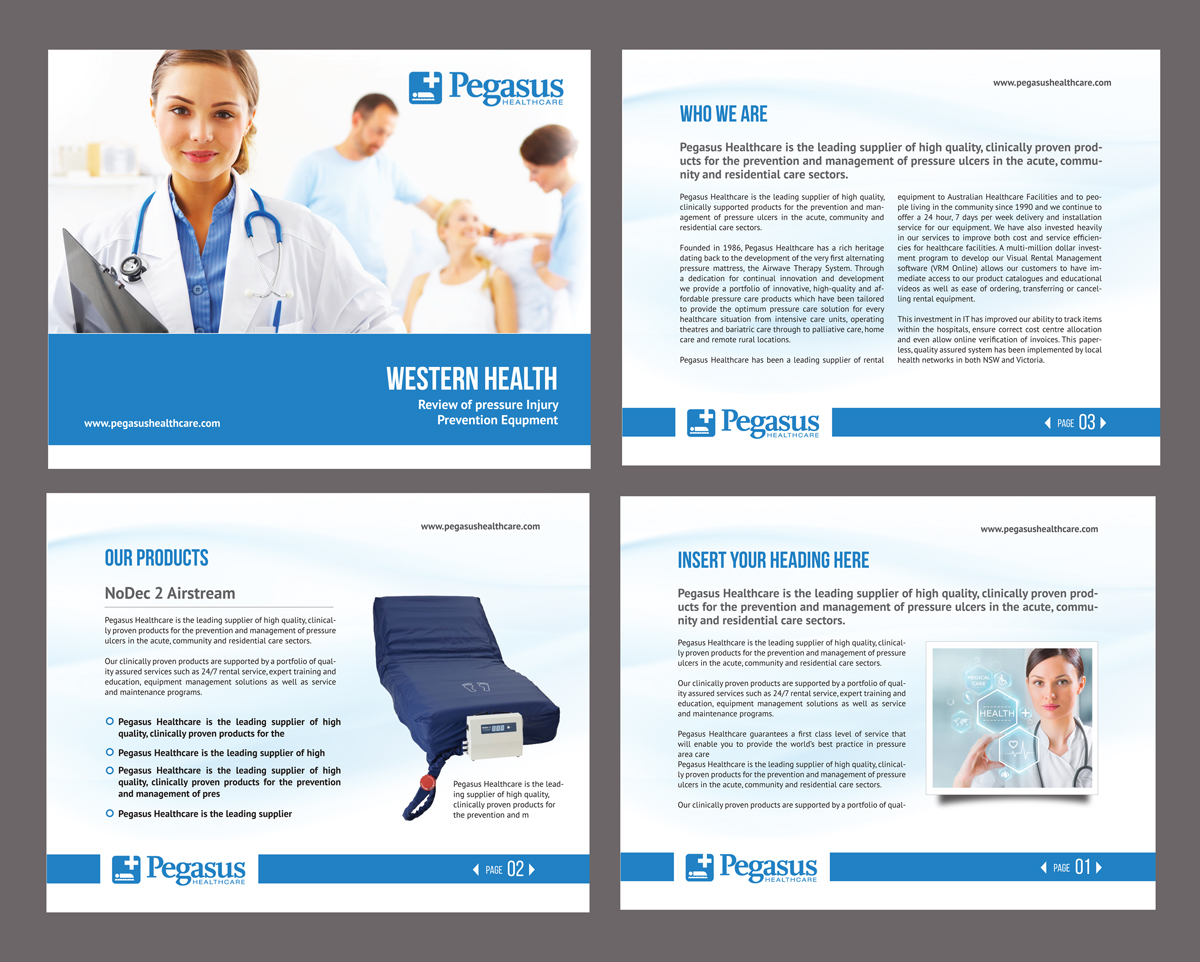 Word Template Design by rkailas for Pegasus Healthcare | Design #10230529