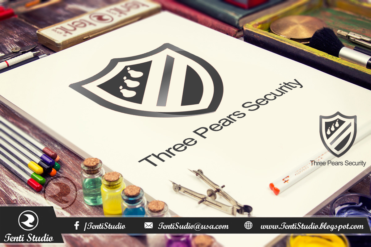 Logo-Design von Tenti Studio für Three Pears Security | Design #9916521