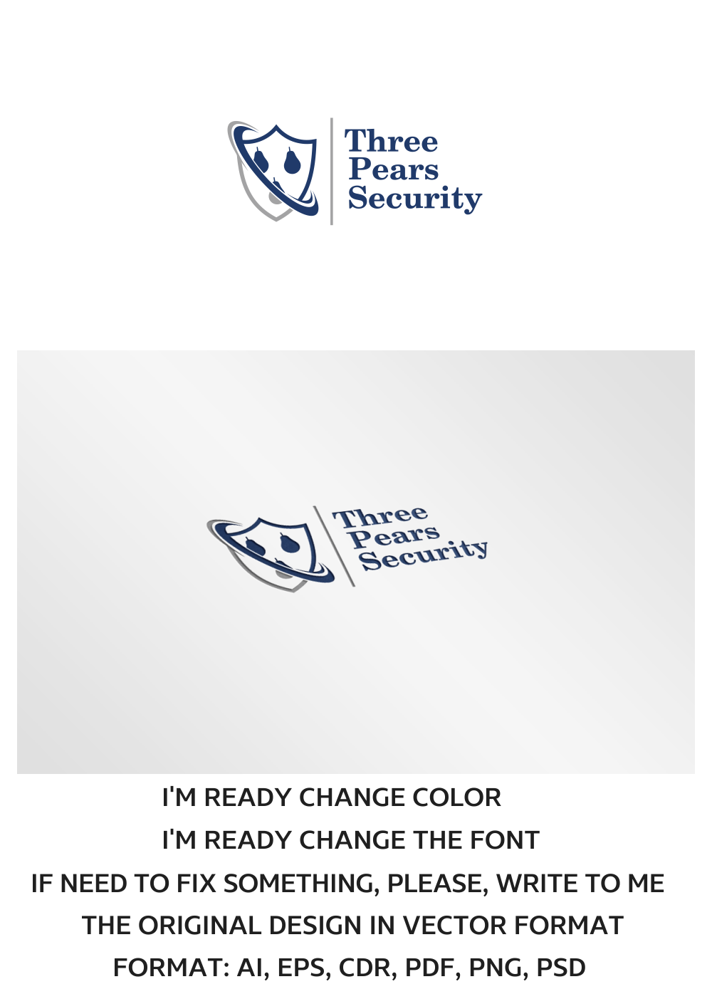 Design de Logo par artsterdam pour Three Pears Security | Design #9913614