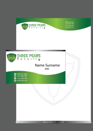 Logo-Design von Aeidan für Three Pears Security | Design: #9948737