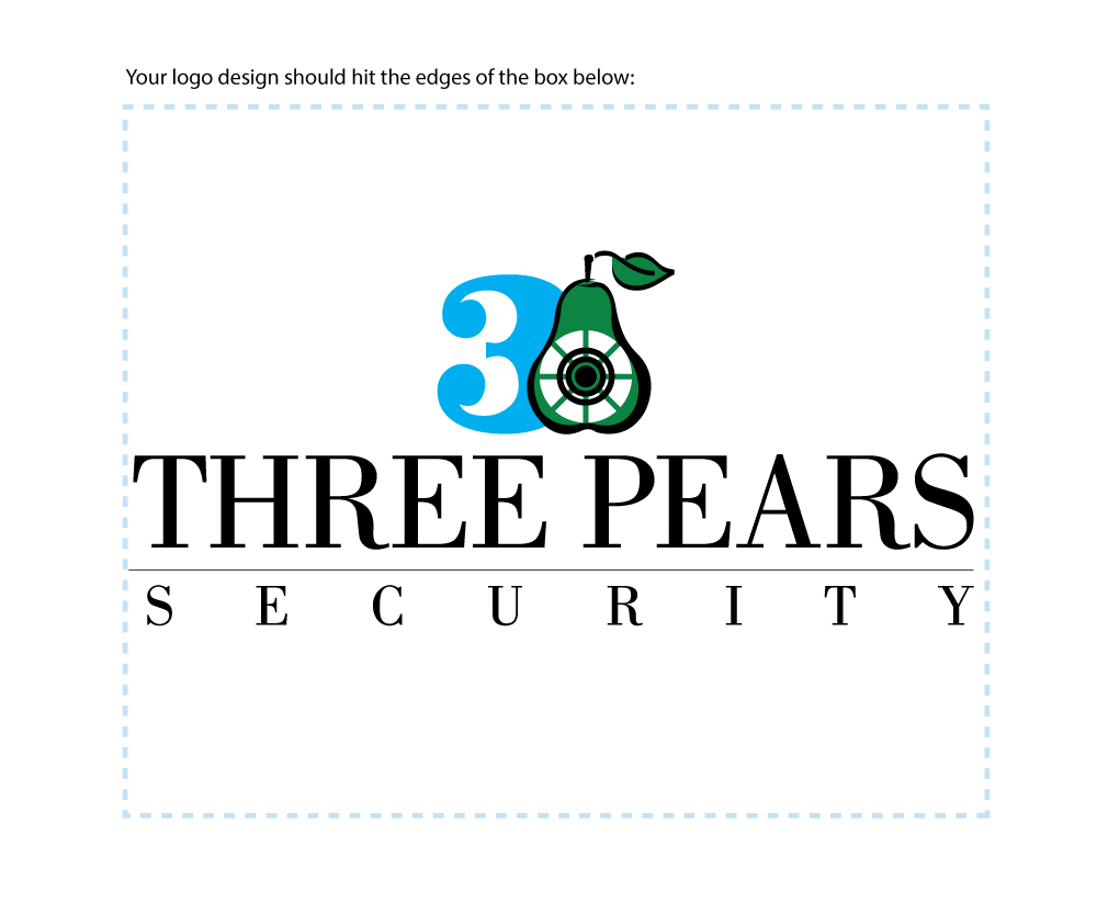 Logo Design by Kriyetiveworx for Three Pears Security | Design #9934419