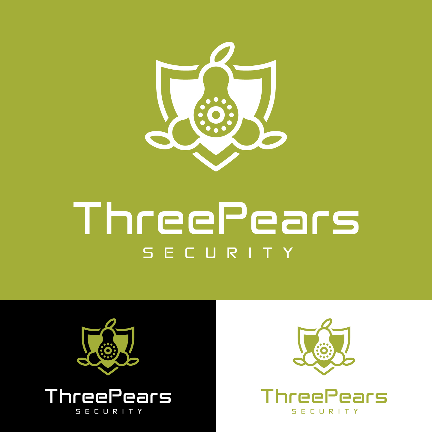 Diseño de Logo por geNDEruwo para Three Pears Security | Diseño #9912908