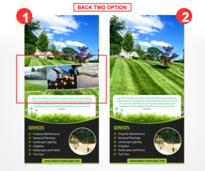 Flyer Design by MDesigns ™ for Adams Landscapes, LLC | Design: #9988423