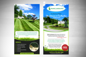 Spring 2016 Residential Landscaping Sales Flyer | Flyer Design by MDesigns ™