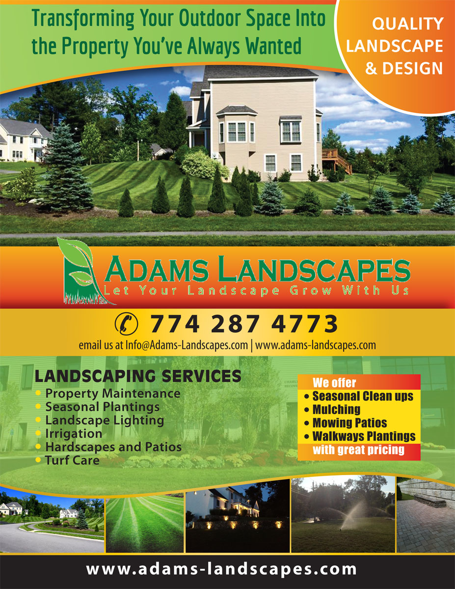 Flyer-Design von Venus L. Penaflor für Adams Landscapes, LLC | Design #9964431