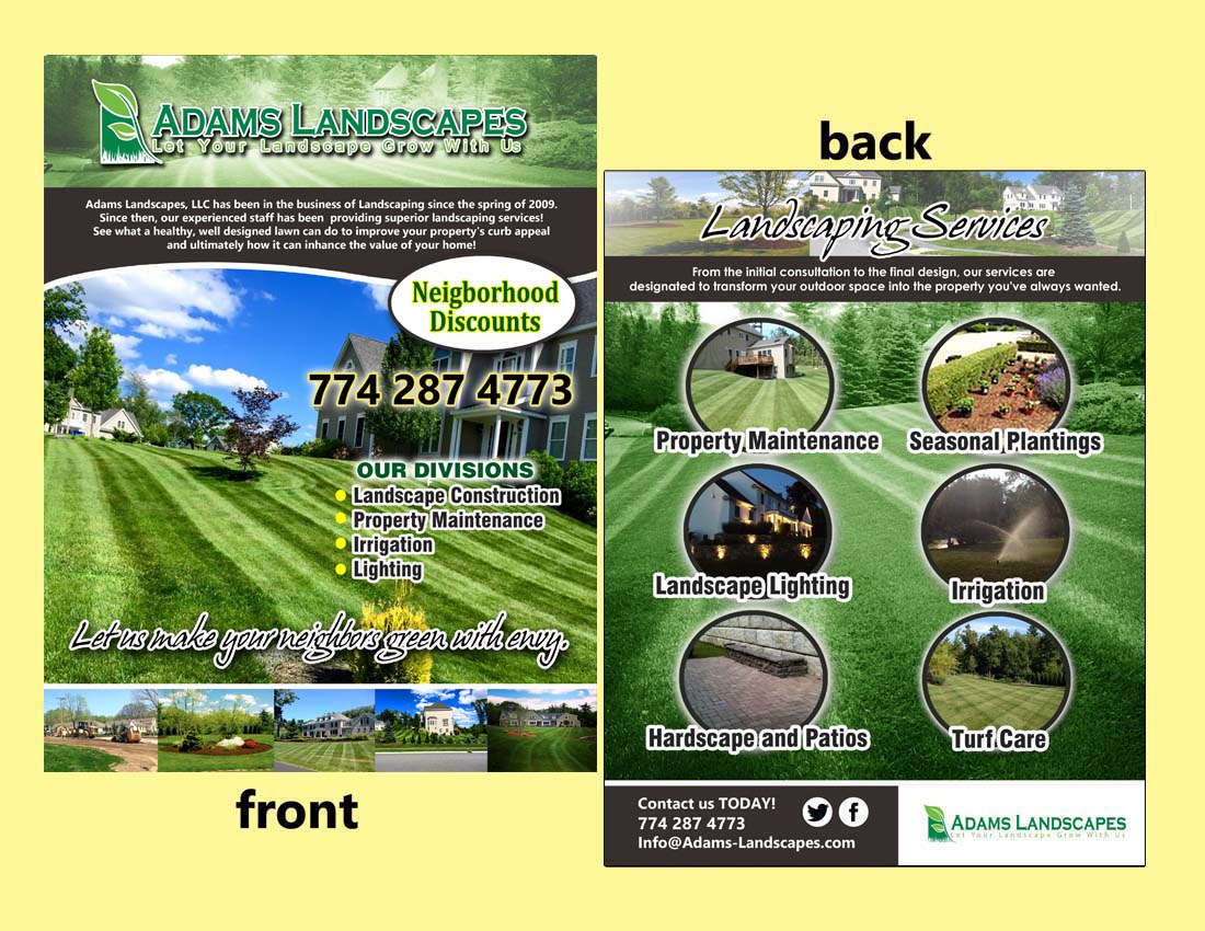 landscaping flyer design