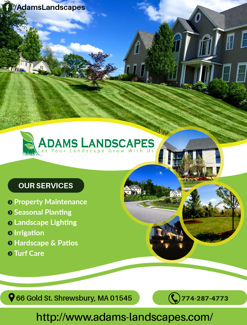 Flyer Design by anshuman1995 for Adams Landscapes, LLC | Design #9982112