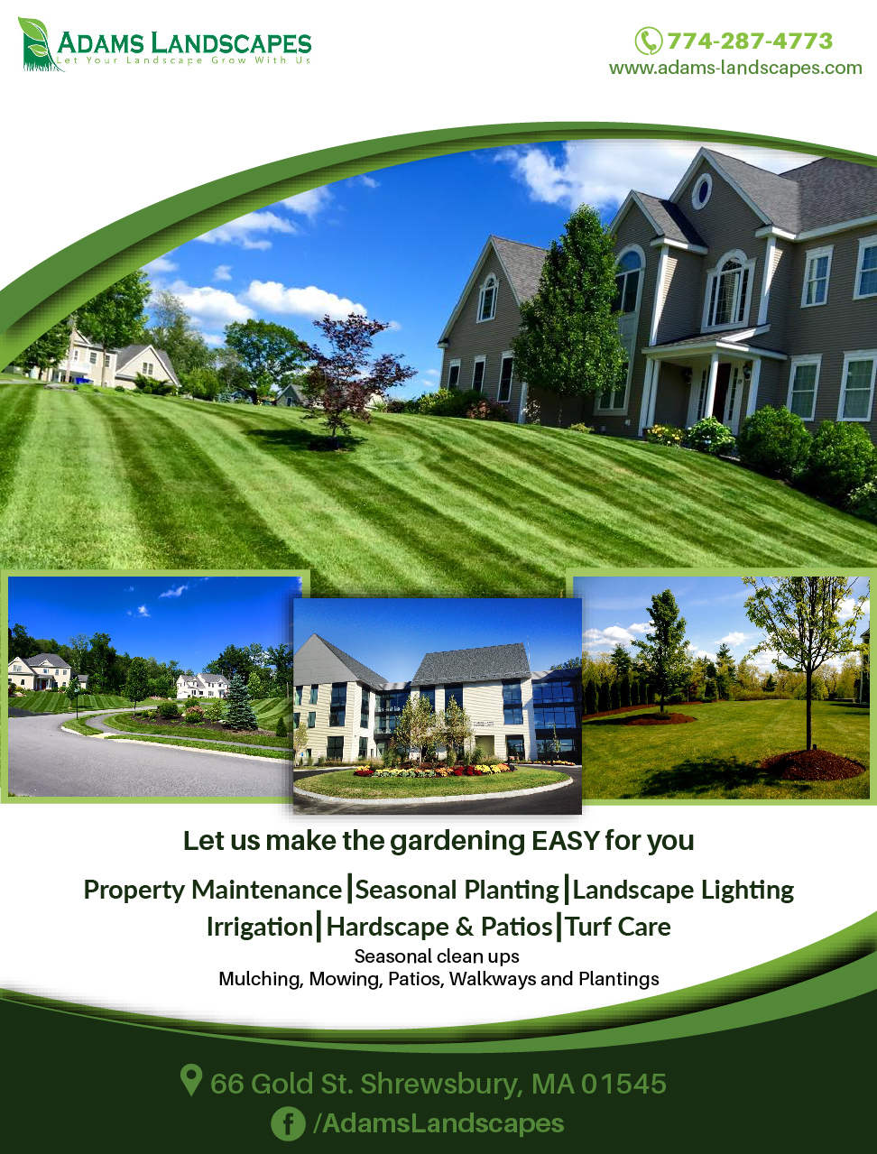 Flyer Design by anshuman1995 for Adams Landscapes, LLC | Design #9993127