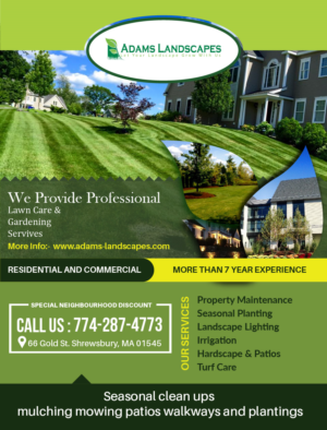Flyer-Design von anshuman1995 für Adams Landscapes, LLC | Design: #9993158